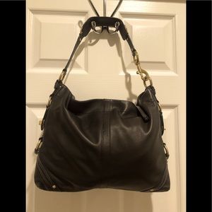 Coach Hobo Shoulder Bag  in Black